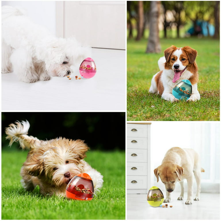 Dog Treat Ball, IQ Treat Dispensing Dog Toys, Interactive Food Puzzles Ball  for Dogs, Pet Slow Feeder Ball 