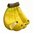 thumbnail image 2 of Banana Shaped Resin Bird Feeder, No Spill Bird Feeder, Automatic Bird Feeder, Durable Outdoor Yard Patio Wildlife Feeding Station for Birds, Novelty Hanging Seed Tray 1Pcs, 2 of 9