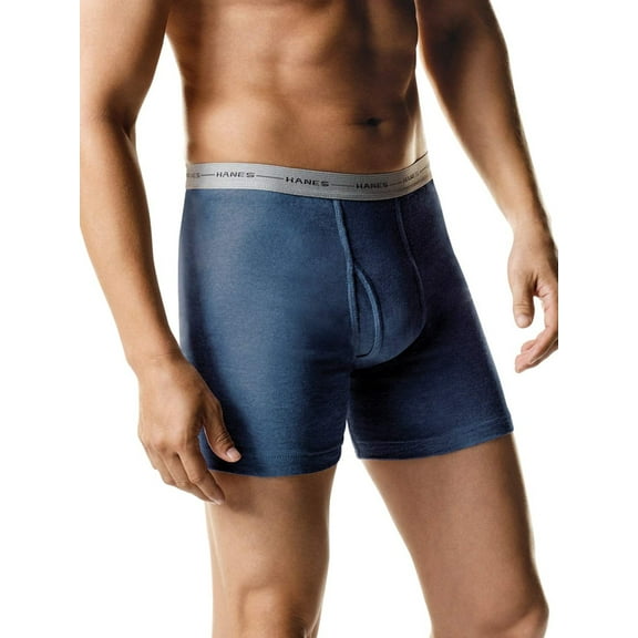Hanes Mens' ComfortSoft Tagless Boxer Briefs, 5 1 Bonus Pack