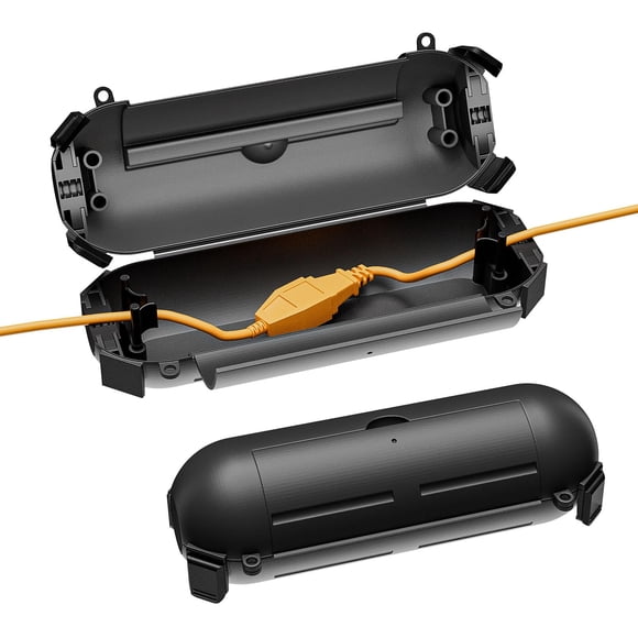 Funda para cable de extensión iwillink Outdoor, impermeable, 5,5 x 6 x 18 cm