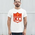 thumbnail image 4 of Kansas Shield T-shirt Champions Game Day Fantasy Football K.C. Fan Men's Tee, 4 of 7