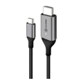 thumbnail image 1 of Alogic USB-C to HDMI 6ft Cable 4K Ultra HD with Smart LED - Space Grey, 1 of 1