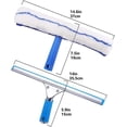 thumbnail image 2 of Window Cleaning Kit, Window Squeegee And Microfiber Cloth, Shower Squeegee With Rubber Lip,squeegee 35cm, 2 of 5