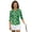 Golf Equipment Pattern, variant on HUIACONG Tropical Leaf Print Womens 3/4 Sleeve Golf Shirts Quarter Zip with Soft with Zipper Women's Golf Polo Shirts for Sports Tennis Matches Outdoor Activities