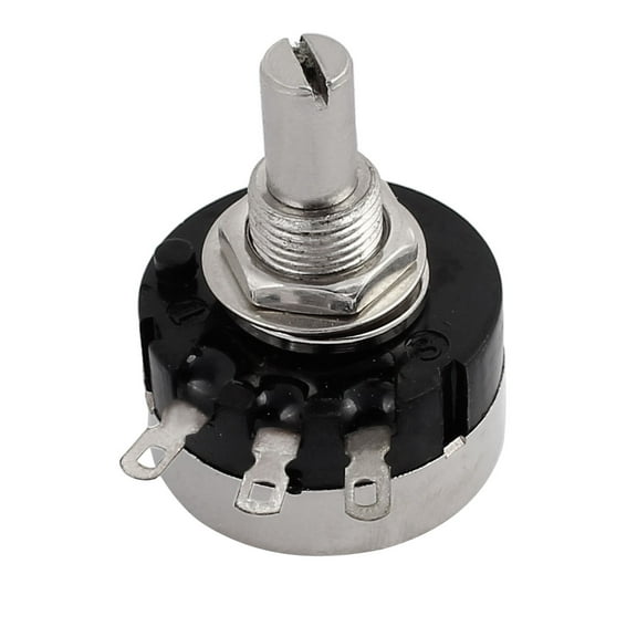 B104 Single Turn Rotary Carbon Film Potentiometer 100K Ohm Adjustable Resistance