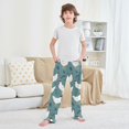 thumbnail image 6 of White Chicken Leaves Pattern Pajama Pants Soft Lightweight Lounge Pants Bottoms Sleep Pants Warm Comfy, 6 of 9