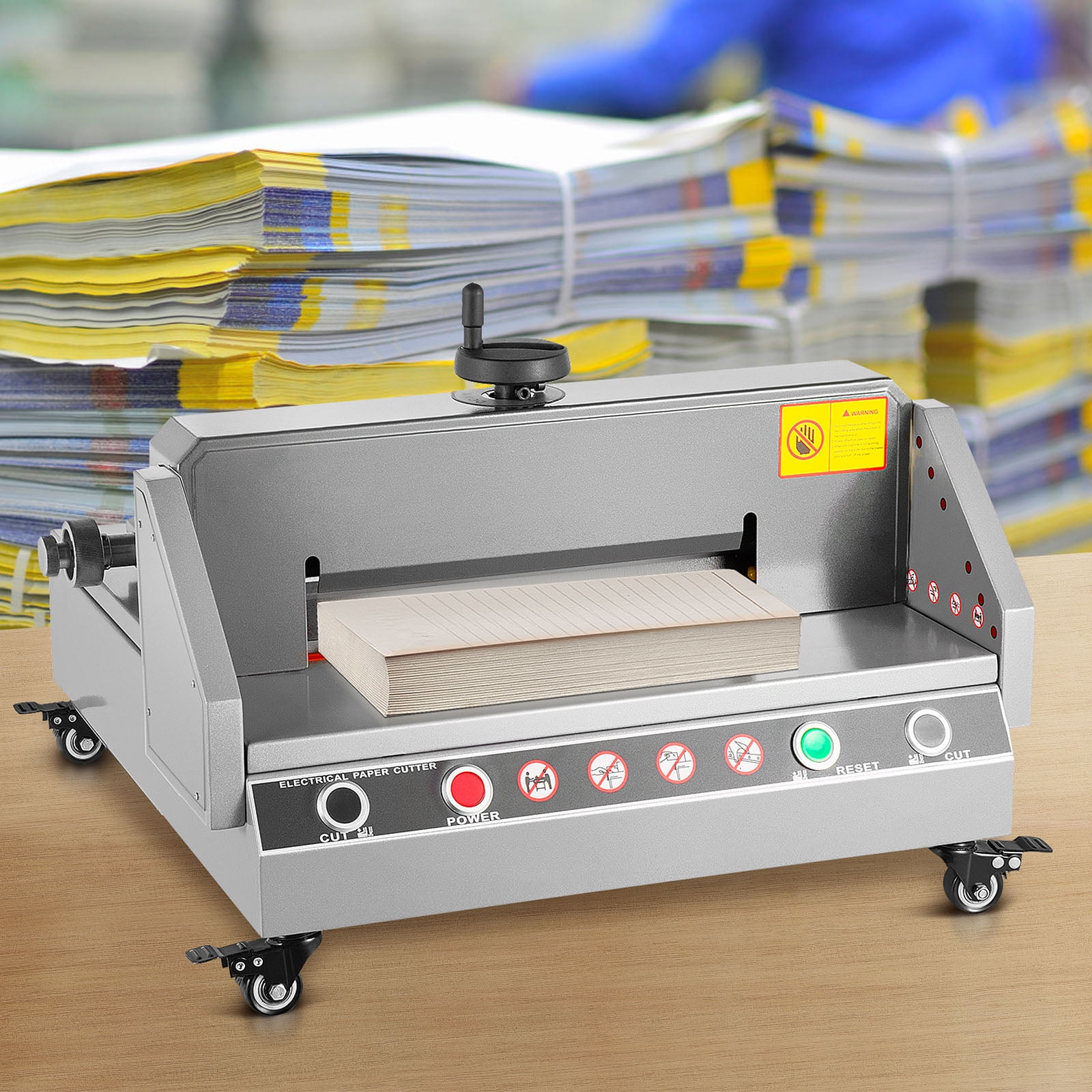 VEVOR Electric Paper Cutter 0 330 Cutting Width Electric Paper Trimmer 40mm Cutting Thickness Desktop Cutting Paper Machine Industrial Paper