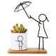 thumbnail image 1 of Cerámica Para Suculentas, Maceta Con Bandeja De Bambú, Macetas Para Suculentas, Maceta Para Cactus, Maceta Para Flores, Regalo Para Decoración De Hogar Y Oficina Advancent HA045081-01, 1 of 6