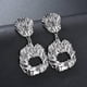 thumbnail image 3 of Pendientes De Botón De Oro / Plata De Concha Irregular Cuelgan Joyas, 3 of 6