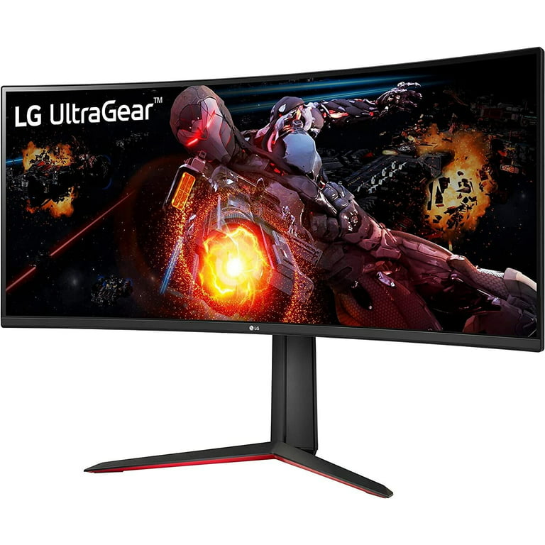 LG UltraGear QHD 34-Inch Curved Gaming Monitor 34GP63A-B, VA with HDR 10  Compatibility and AMD FreeSync Premium, 160Hz, Black 