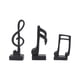 thumbnail image 5 of 3 piezas de notas musicales modernas, estatuas, esculturas, figuras de resina, símbolo musical, adorno Negro, 5 of 7