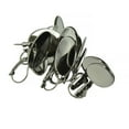 thumbnail image 2 of simhoa 12pcs French Lever Back Earring Hook Oval Tary Setting DIY Findings 25x18mm Base, 2 of 8