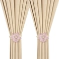 thumbnail image 4 of ABCISI Curtain Ties, Lotus Flower Curtain tiebacks holdbacks Holder for Curtain Decoration in Summer for Bedroom Decorations (Purple), 4 of 10