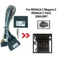 thumbnail image 1 of 16 Pin For RENAULT Megane 2 Clio 3 Clio3 2004 - 2007 Canbus OR Cable Player Power Cable Audio Adaptor Dash Trim kit Facia, 1 of 1