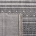 thumbnail image 5 of SAFAVIEH Courtyard Everette Geometric Indoor/Outdoor Runner Rug, Black/Grey, 2'3" x 12', 5 of 10