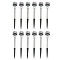 thumbnail image 3 of ANGGREK Color Changing Lawn Lights,Solar Lights Outdoor Decorative,12Pcs Solar RGB Lawn Lights Light Control Induction IP44 Waterproof LED Lamp Beads Lawn Lights For Parks Garden Pools, 3 of 8