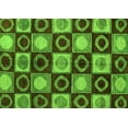 thumbnail image 1 of Ahgly Company Indoor Rectangle Abstract Green Modern Area Rugs, 3' x 5', 1 of 4