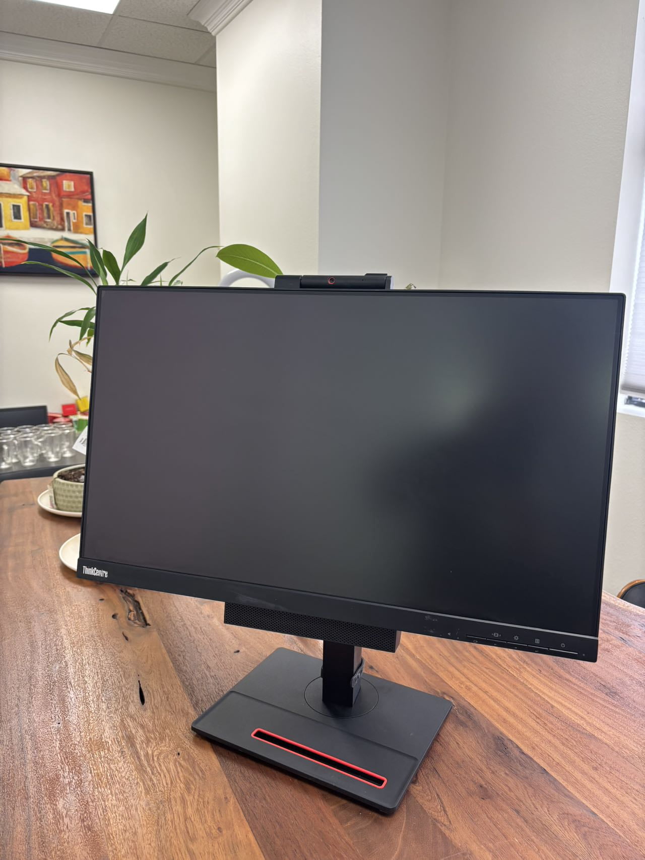 Pre-Owned Dual Screen - Lenovo 24in TIO24 GEN3 FHD 1920x1080 Slim Bezel Desktop Computer Monitor LCD DP