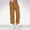 57#Gold, variant on Dwaogom Women Capris Summer Casual Drawstring Capris Pants with Pockets Wide Leg Pants Outdoor Hiking Pants