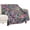 Style-5, variant on Floral Throw Blanket for Bed Sofa, 40"x50" Super Soft Warm Cozy Fluffy Plush Blanket, Watercolour Colorful Flower Herb Nature Plant Floral Flannel Couch Blanket for Travel Camping