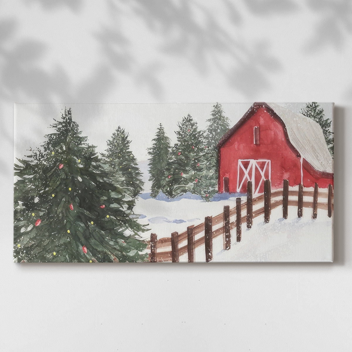 Winter Cardinal Collection D- Gallery Wrapped Canvas