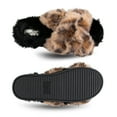 thumbnail image 6 of Jessica Simpson Womens Plush Cross Band Plush Memory Foam Slide Slipper, 6 of 9