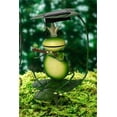 thumbnail image 4 of ShunRuiPi Black and Friday and Cyber and Honday Green Delicate Frogs Shape Art Solar Garden Decorative Iron Lamp, Entertainment Center Decor, Bedroom Decor, 4 of 4