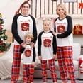 thumbnail image 2 of Christmas Moose Print Mom Daughter Dad Son Matching Clothes 2023 New Casual Loose Pajamas Set Soft Outfits Xmas Family Look Pjs, 2 of 4
