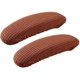 thumbnail image 1 of 1 par de fundas para reposabrazos de silla de oficina de poliéster, extraíbles, elásticas, lavables, impermeables, cojines para reposabrazos extraíbles (café oscuro), 1 of 5