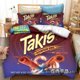 thumbnail image 4 of Juego de cama con estampado 3D de Snacks Takis de Phechion, fundas de edredón, fundas de almohada, juegos de cama con edredón de una pieza, ropa de cama, lino K275, 4 of 5