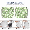 thumbnail image 6 of Haiem Cute Crocodile Car Windshield Sun Shade (2 Pieces) Foldable Windshield Sun Shade Car Accessories for Truck SUV Pickup-Small, 6 of 7