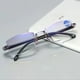 thumbnail image 2 of Gafas de presbicia con zoom inteligente y antiluz azul, de borde cortado, modernas, con doble luz, para cerca y lejos, de doble propósito, para hombres y mujeres, gafas antiguas, 2 of 4