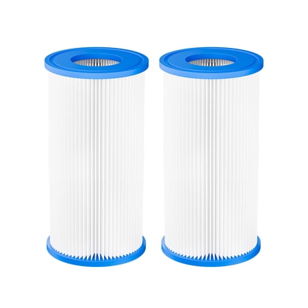 DAYEAR Pool Filter Cartridge for Type A or C,2 Pack Compatible with 29000E/59900E Aboveground Pools,Type A/C Reusable Swimming Filter for 1000/1500/530 GPH Filter Pump