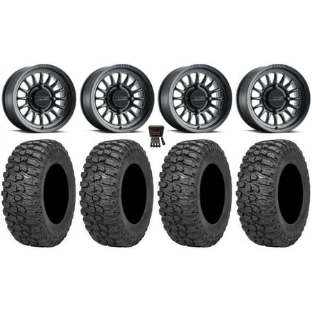 Method 411 15 Black (4+3) Wheels 32 Trail Saw 2.0 Tires Polaris RZR XP 1000 / PRO XP / Ranger XP 900/1000 Method 411 15 Black (4+3) Wheels 32 Trail Saw 2.0 Tires Polaris RZR XP 1000 / PRO XP / Ranger XP 900/1000