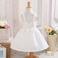 thumbnail image 5 of ATOGUTA Girls' Special Occasion Dresses Sleeveless Summer Dress Kids Casual Loose Beach Princess Dresses Size 2T-8. White, 5 of 6