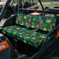 thumbnail image 2 of Yuyamidu Colorful Lights UTV Seat Covers Green Christmas UTV Front Bench Seat Cover Compatible with Kawasaki Mule 3000 3010 3020 4010 Removable Split Seats Covers Easy to Clean, 2 of 7