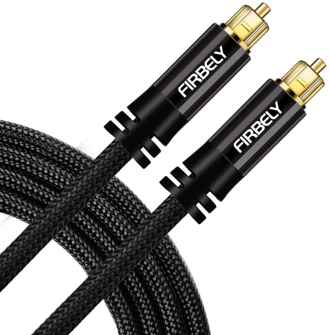 FIRBELY Digital Optical Audio Toslink Cable (10 Feet) Walmart Canada