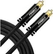 FIRBELY Digital Optical Audio Toslink Cable (6 Feet)