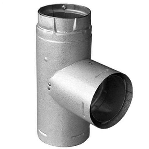 DuraVent PelletVent Pro 3 Adapter Tee w/ Clean Out Tee Cap - M&G DuraVent 3PVP-TAD1