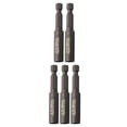thumbnail image 2 of 5 Pcs 1/4In Head Extension Rod Screwdriver Magnetic Transfer Extension Rod 60mm, 2 of 12