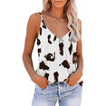 thumbnail image 4 of SHEOWO Women's Sexy Tank Top Sleeveless Leopard Print Rib Knit Crop Cami Top Vest Sexy Sleeveless Suspender Vest, 4 of 7