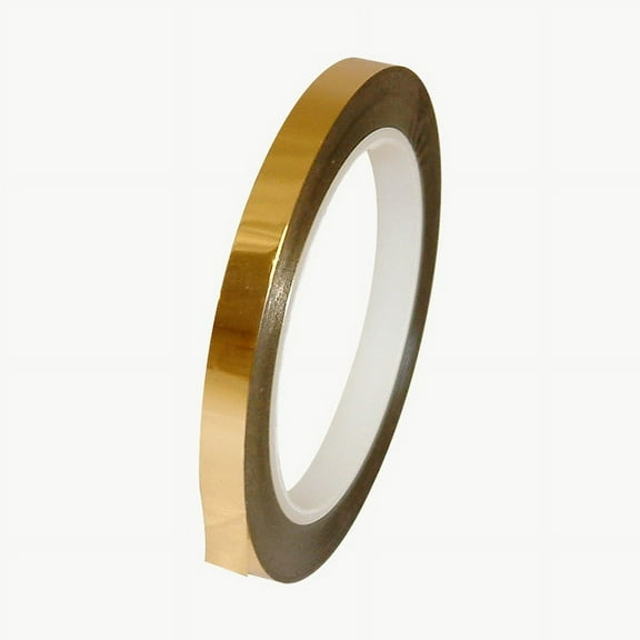 JVCC MPF-01 Metalized Polyester Film Tape: 3/8 in x 72 yds. (Gold)