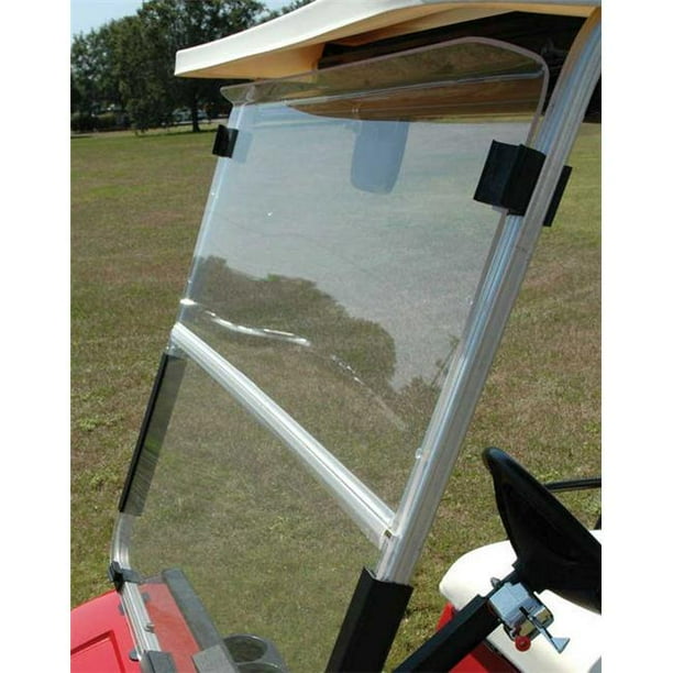 Stenten Golf Cart Accessories WS15966 Folding Hinged Windshield. Txt