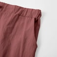 thumbnail image 6 of GILIGEGE Linen Sets for Women 2 Piece Summer Womens Daily Casual Solid Long Sleeve Shirt Tops Pockets Elastic Pants Shirt Trousers Set Tracksuit Lounge Matching Sets Rose Gold 5Xl, 6 of 9