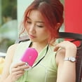 thumbnail image 2 of Mini Portable Handheld Desk Air Conditioner 400mAh Lithium Battery Humidification Cooler USB Rechargeable Cooling Fan, 2 of 6