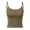 Army Green, variant on RMGVDSD Soft Tank Top for Women Women's Casual Round Neck Tank Top Sleeveless Summer Basic Stretch Comfortable Blouse Tee Shirt Daily Wear Basic Casual Tops