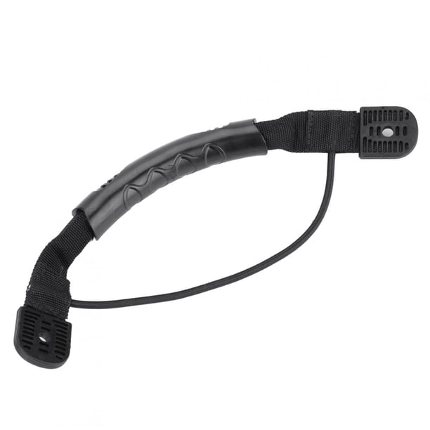 Mango de kayak - Mango de transporte de montaje lateral para bote de canoa para kayak, color negro, duradero, mango de canoa, kit de accesorios de repuesto con cordón elástico para paseos en bote al a
