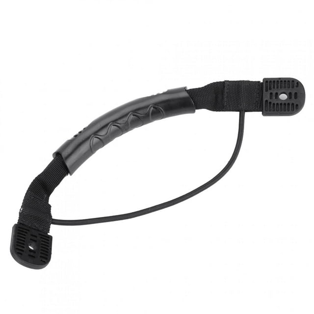 Viccilley Asas de transporte para kayak, color negro, para canoa, bote, montaje lateral, asas de transporte con cordón elástico, asas para parque de remo, para paseos en bote al aire libre, canoa, equ