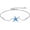 blue opal starfish, variant on Anklet for Women 925 Sterling Silver Starfish Wave/Shell Opal/Dolphin/Star Adjustable Ankle Bracelets Ocean Beach Jewelry for Women