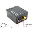 thumbnail image 5 of Digital Optical Coaxial to Analog RCA L/R Audio Converter Adapter w/ Fiber Cable, 5 of 7